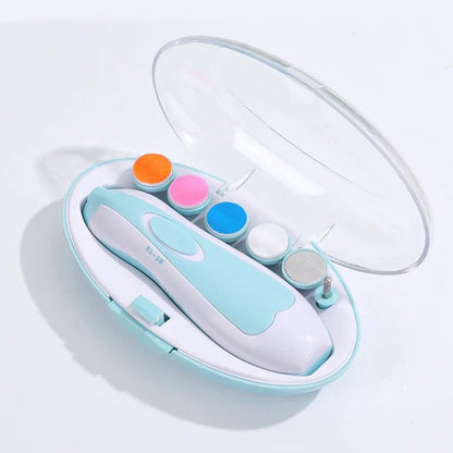 Electric Nail Clipper - Baby Nail Trimmer Clipper Set (Random Color)